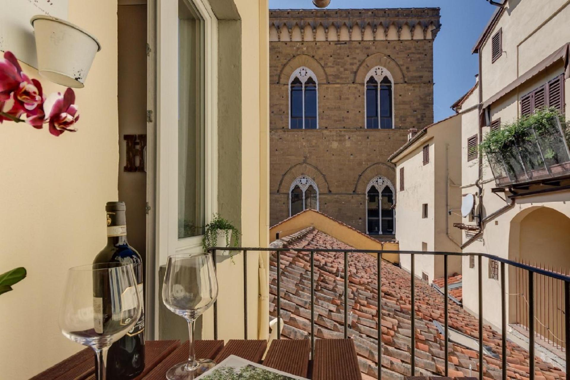 Apartments Florence - Cimatori Balcony Exteriér fotografie